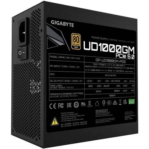 1000W Gigabyte UD1000GM PG5 2.0 | 80+ Gold ATX 3.0 Cijena