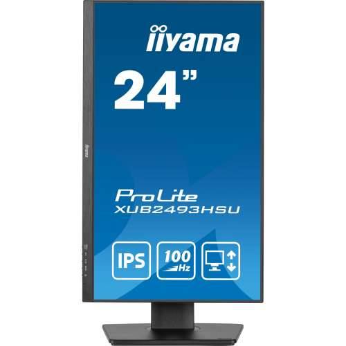 61cm/24“ (1920x1080) Iiyama ProLite XUB2493HSU-B6 16:9 FHD IPS 100Hz 1ms HDMI DP Pivot Vesa Speaker Black Cijena