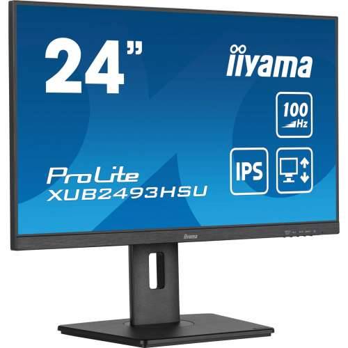 61cm/24“ (1920x1080) Iiyama ProLite XUB2493HSU-B6 16:9 FHD IPS 100Hz 1ms HDMI DP Pivot Vesa Speaker Black Cijena