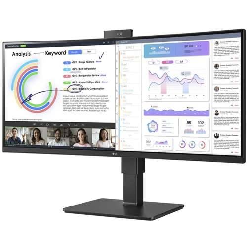 86.4cm/34““ (3440x1440) LG 34BQ77QC 21:9 5ms IPS HDMI USB-C UWQHD Black Cijena