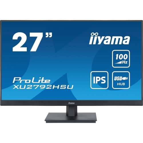 68.6cm/27“ (1920x1080) Iiyama ProLite XU2792HSU-B6 16:9 FHD IPS 100Hz 0.4ms HDMI DP USB VESA Speaker Black Cijena