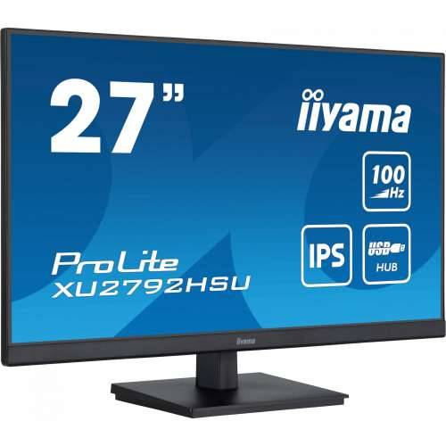 68.6cm/27“ (1920x1080) Iiyama ProLite XU2792HSU-B6 16:9 FHD IPS 100Hz 0.4ms HDMI DP USB VESA Speaker Black Cijena