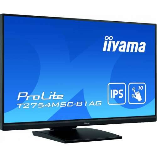 68.6cm/27““ (1920x1080) Iiyama ProLite T2754MSC-B1AG 16:9 FHD IPS Touch 4ms 60Hz HDMI VGA USB VESA Speaker Black Cijena