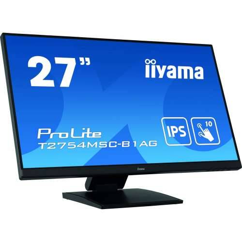 68.6cm/27““ (1920x1080) Iiyama ProLite T2754MSC-B1AG 16:9 FHD IPS Touch 4ms 60Hz HDMI VGA USB VESA Speaker Black Cijena