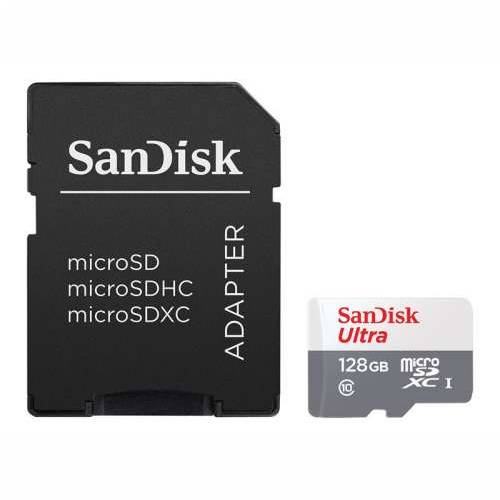 SANDISK 128GB Ultra microSDXC + SD Adpt Cijena