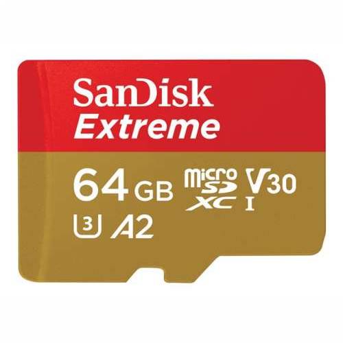SANDISK Extreme microSDXC 64GB + SD Adp Cijena