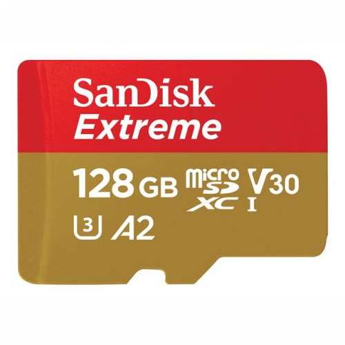 SANDISK Extreme MicroSDXC 128GB + SD Adp Cijena