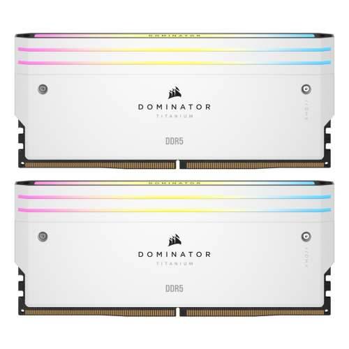 Corsair Dominator Titanium White 32GB (2x16GB) DDR5-6000 XMP RAM, CL30, 1.4V Cijena