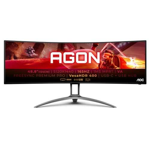 AOC Gaming AG493UCX - AGON Series - LED monitor - curved - 49” - HDR Cijena