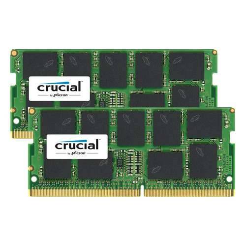Crucial - DDR4 - 64 GB: 2 x 32 GB - SO-DIMM 260-pin - unbuffered