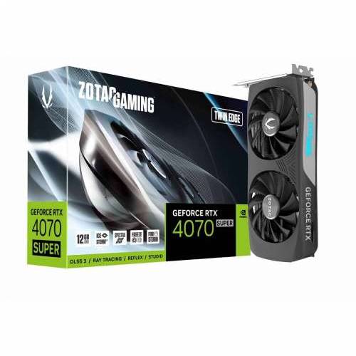 ZOTAC GAMING GEFORCE RTX 4070 SUPER Twin Edge - 12GB GDDR6X, 1x HDMI, 3x DP Cijena