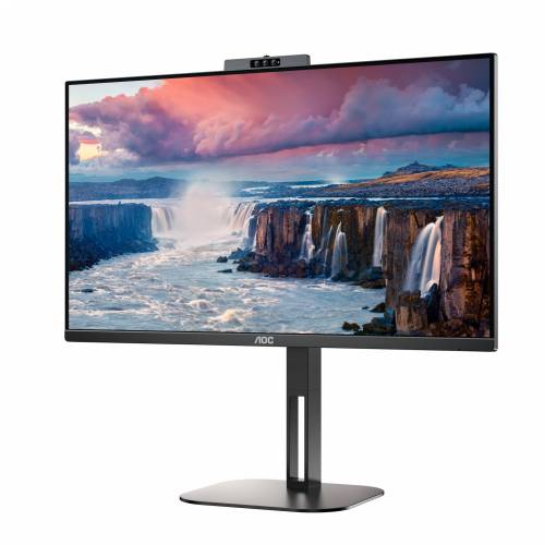 AOC 24V5CW/BK Office Monitor - 60 cm (23.8"), FHD, 75Hz, USB-C webcam, height adjustment Cijena