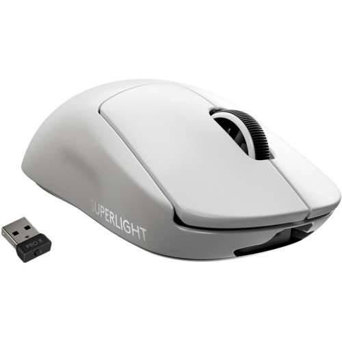 Logitech PRO X SUPERLIGHT Wireless Gaming Mouse - mouse - 2.4 GHz - white Cijena