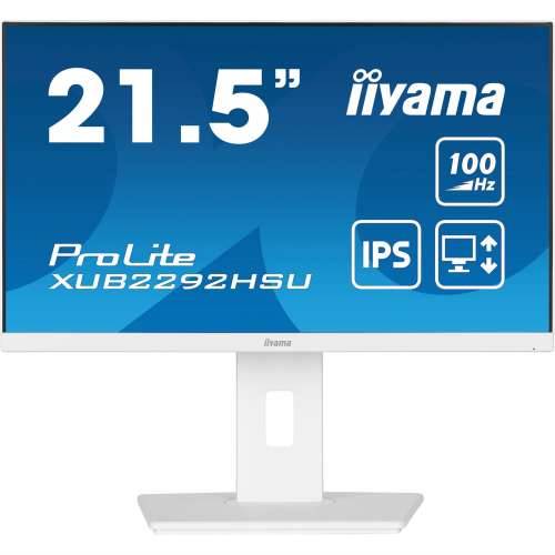 54.6cm/21.5“ (1920x1080) Iiyama ProLite XUB2292HSU-W6 16:9 FHD IPS 100Hz 0.4ms HDMI DP USB LS White Cijena