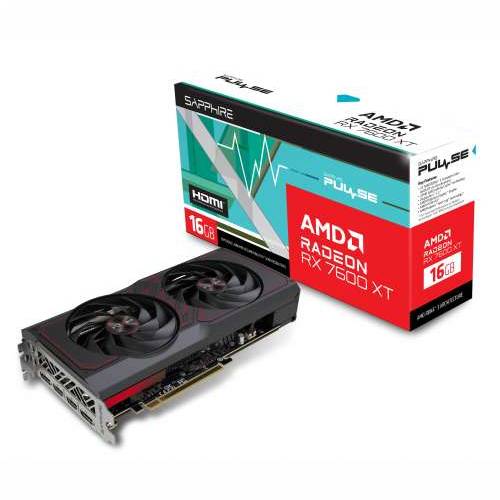 SAPPHIRE PULSE RADEON RX 7600 XT GAMING OC graphics card - 16GB GDDR6, 2x HDMI, 2x DP Cijena