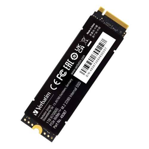 Verbatim Vi7000G SSD 1TB M.2 2280 PCIe Gen4 Internal Solid State Modules with Heatsink - Compatible with PlayStation™ 5 Cijena