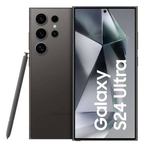Samsung Galaxy S24 Ultra 512GB Titanium Black 17.25cm (6.8") OLED display, Android 14, 200MP quad camera