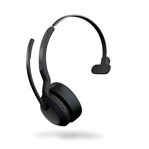 Jabra Evolve2 55, mono Bluetooth headset, 4 microphones MS Teams certified, active noise cancellation (ANC), incl. Link 380 USB-A Bluetooth® adapter Cijena