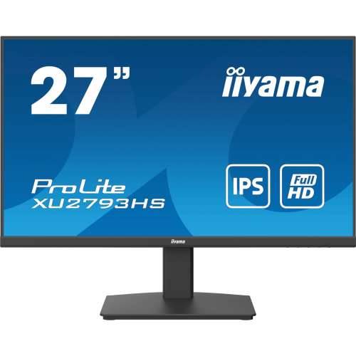 68.6cm/27“ (1920x1080) Iiyama Prolite XU2793HS-B6 16:9 FHD IPS 100Hz 1ms HDMI DP LS VESA Black Cijena
