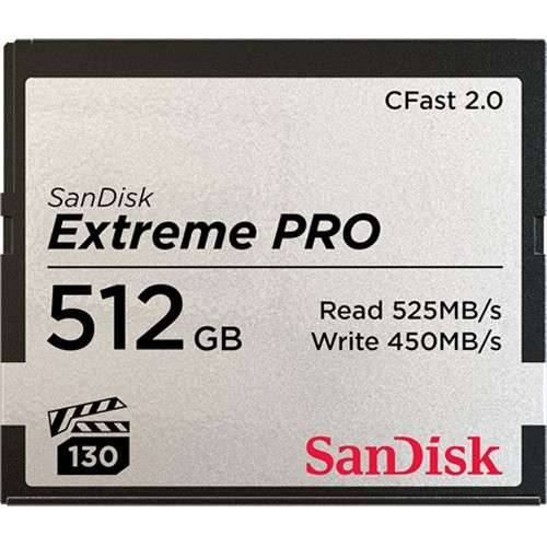 Card 512GB SanDisk Extreme PRO CFast CompactFlash memory card 525MB/s Cijena