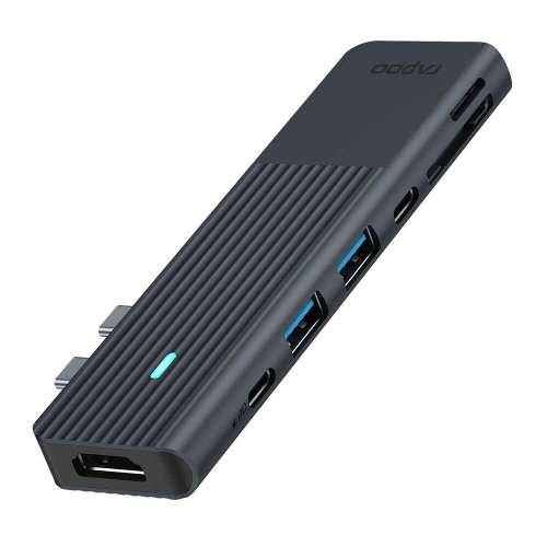 Rapoo USB-C multiport adapter, 7-in-2 gray Cijena