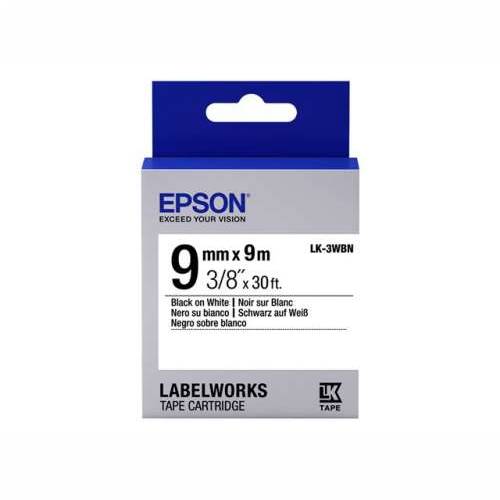 EPSON LK-3WBN Tape Black/White 9mm/9m Cijena