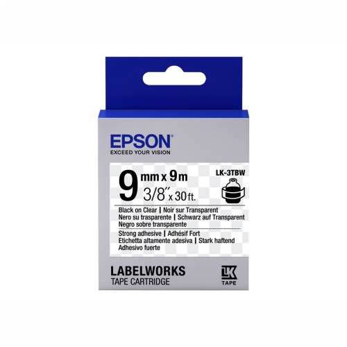 EPSON LK-3TBW9 Strng adh Blk/Clear 9/9 Cijena