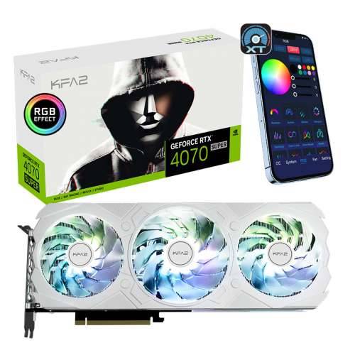 KFA2 GeForce RTX 4070 Super EX GAMER 1-Click OC White - 12GB GDDR6X, 1x HDMI, 3x DP Cijena