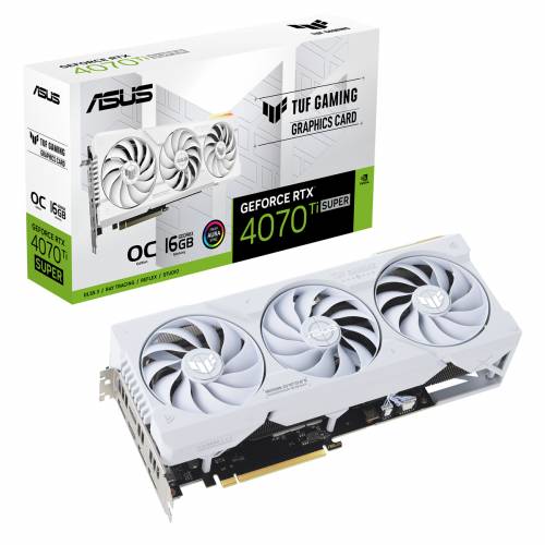 ASUS TUF Gaming GeForce RTX 4070 Ti SUPER 16GB - OC Edition - graphics card - GeForce RTX 4070 Ti Super - 16 GB - white Cijena