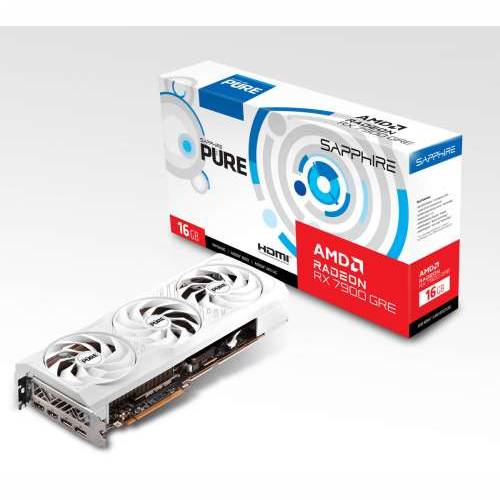 Sapphire Radeon RX 7900 GRE Pure - 16GB GDDR6, 2x HDMI, 2x DP, lite retail Cijena