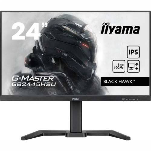 Iiyama G-Master GB2445HSU-B1 Gaming Monitor - 60.5 cm (24 inch), 100 Hz, AMD FreeSync