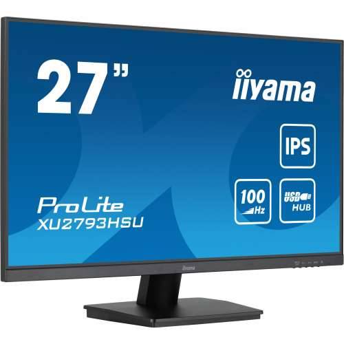 68.6cm/27“ (1920x1080) Iiyama ProLite XU2793HSU-B6 16:9 FHD IPS 1ms 100Hz HDMI DP USB Speaker Black Cijena
