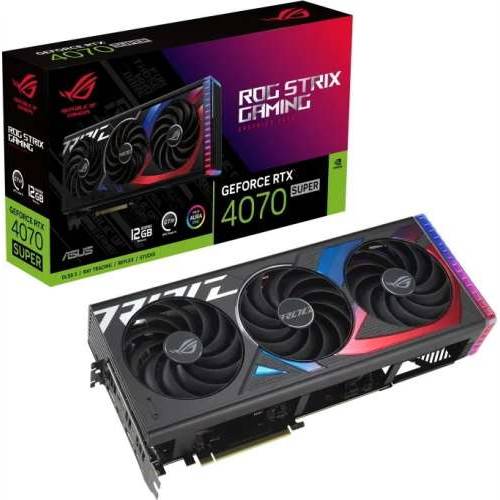 ASUS ROG Strix GeForce RTX 4070 SUPER 12GB - graphics card - GeForce RTX 4070 Super - 12 GB - black Cijena