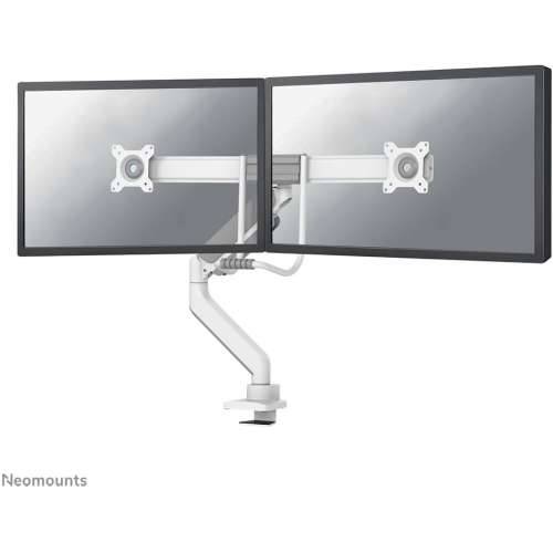 Neomounts DS75-450WH2 mounting kit - full-motion - for 2 LCD displays - white