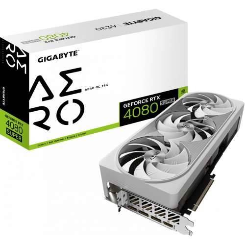 Gigabyte GeForce RTX 4080 SUPER AERO OC 16G - OC Edition - graphics card - NVIDIA GeForce RTX 4080 SUPER - 16 GB Cijena