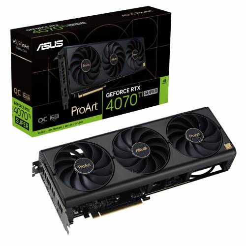ASUS ProArt GeForce RTX 4070 Ti Super 16GB - OC Edition - graphics card - GeForce RTX 4070 Ti Super - 16 GB - black Cijena