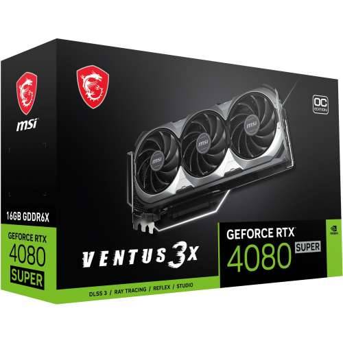 MSI GeForce RTX 4080 SUPER 16G VENTUS 3X OC - graphics card - NVIDIA GeForce RTX 4080 SUPER - 16 GB Cijena