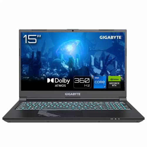 GIGABYTE G5 KF5-H3DE554KH - 15.6" FHD 360Hz display, Intel Core i7-13620H, 16GB RAM, 1TB SSD, NVIDIA GeForce RTX™ 4060, Windows 11