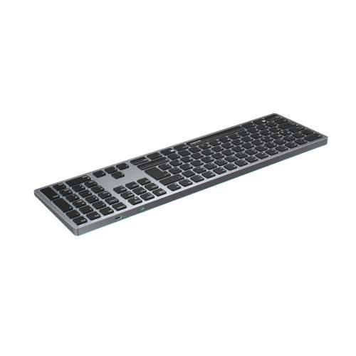 Speedlink LEVIA Illuminated, rechargeable metal keyboard - Wireless, Bluetooth, grey - DE Layout Cijena