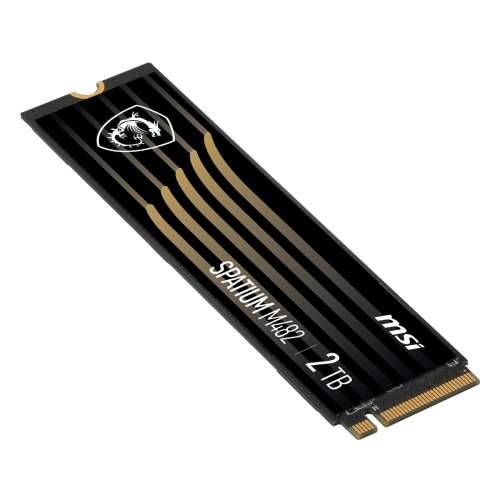 MSI SPATIUM M482 SSD 2TB M.2 PCIe Gen4 NVMe Internal Solid State Module Cijena