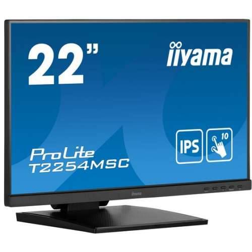 55.9cm/22“ (1920x1080) Iiyama ProLite T2254MSC-B1AG 16:9 FHD IPS Touch 4ms 60Hz HDMI DP Speaker Black Cijena