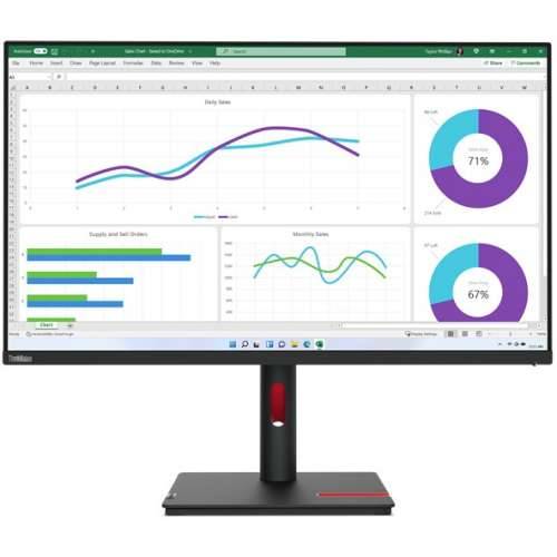 80cm/31.5“ (2560x1440) Lenovo ThinkVision T32h-30 16:9 WQHD IPS 4ms 60Hz HDMI DP USB-C Pivot Black Cijena