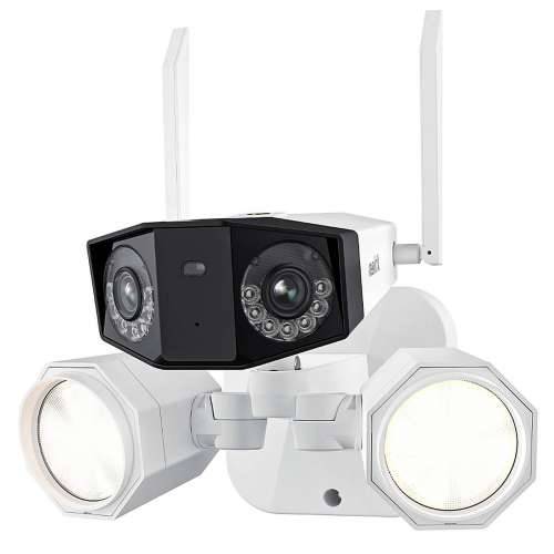 Reolink Floodlight Series F750W surveillance camera 8MP (4608x1728), IP66 weatherproof, color night vision, dual lenses