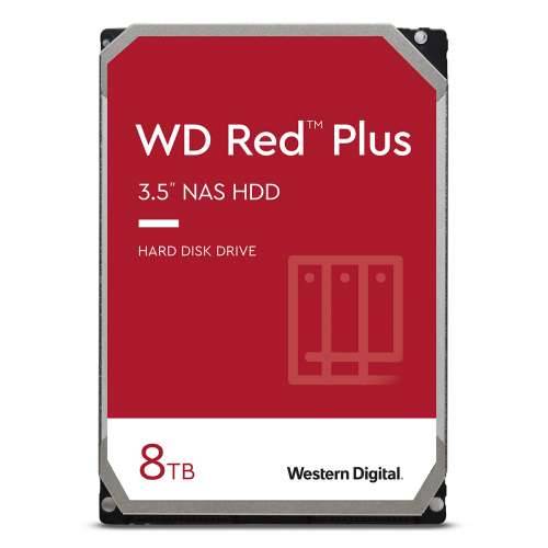 Western Digital WD Red Plus 8TB 256MB 3.5 inch SATA 6Gb/s - internal NAS hard drive (CMR) Cijena