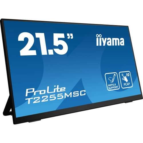54.5cm/21.5“ (1920x1080) Iiyama ProLite T2255MSC-B1 16:9 FHD IPS Touch 5ms 60Hz HDMI DP Speaker Black Cijena