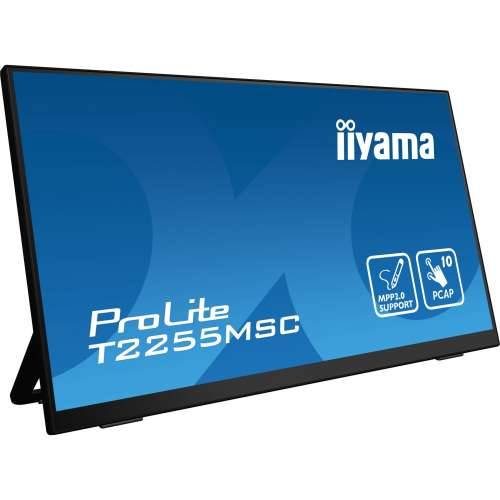 54.5cm/21.5“ (1920x1080) Iiyama ProLite T2255MSC-B1 16:9 FHD IPS Touch 5ms 60Hz HDMI DP Speaker Black Cijena