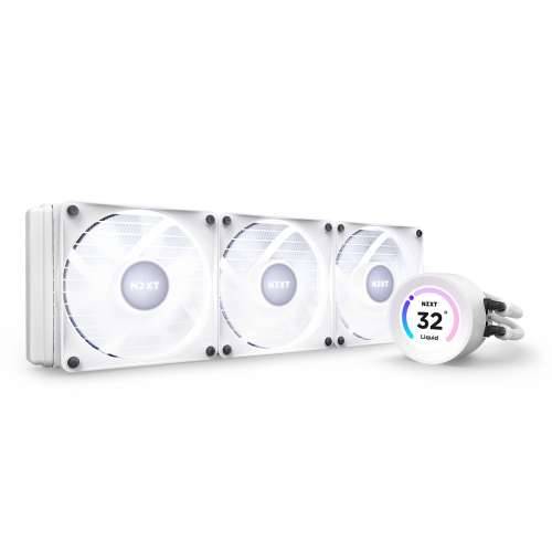 NZXT Kraken Elite 360 RGB, white water cooling for AMD and Intel CPU Cijena