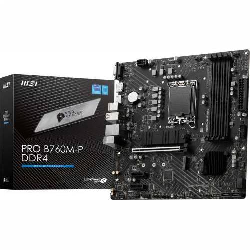 MSI PRO B760M-P DDR4 mATX motherboard Socket 1700 M.2/HDMI/USB-C Cijena