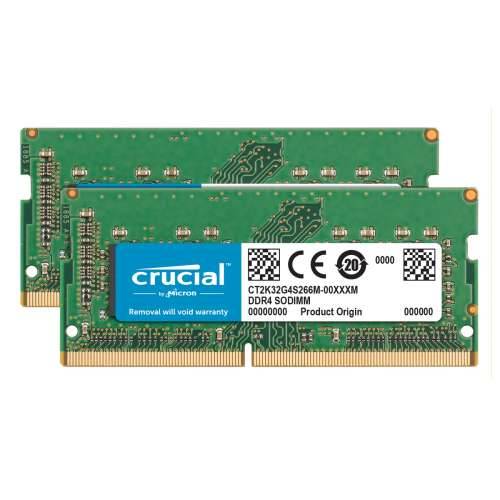 64GB (2x32GB) Crucial DDR4-2666 PC4-21300 SO-DIMM for iMac 27" 2017/from March 201 Cijena