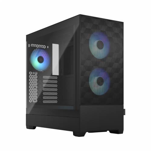Fractal Design Pop Air RGB Black with Side Window ATX Gaming Case Black